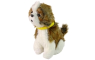 Interactive Plush Dog Soft fur Shitzu breed