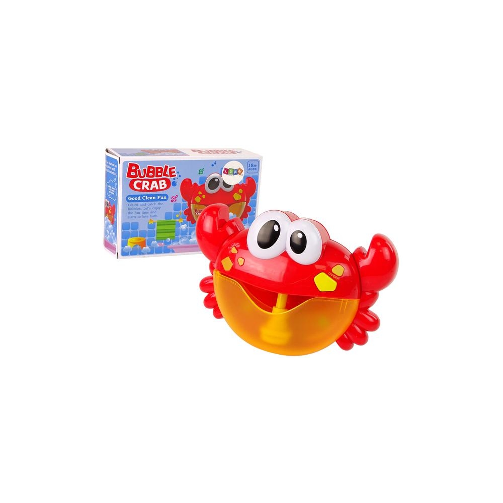 Zabawka Do Kąpieli Generator Baniek Mydlanych Krab Czerwony