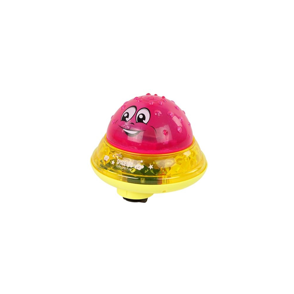 Vandens kamuolys UFO diodai Laiminga muzika Rožinė