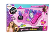 Hair Styling Kit Straightener with Coloured Chalks for Strands + Hair accessories