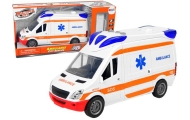 Interaktywne Auto Karetka Ambulans + Nosze Światło Dźwięk