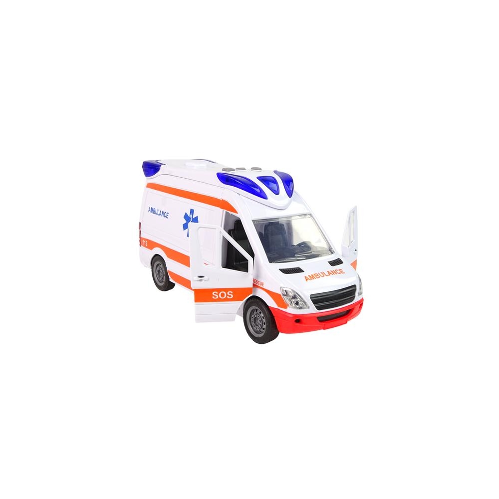 Interaktyvus greitosios pagalbos automobilis + neštuvai šviesos garsas-Žaislai, Auto ir transporto žaislai, Mašinos-e-vaikas