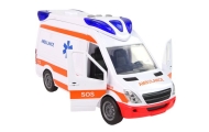 Interaktywne Auto Karetka Ambulans + Nosze Światło Dźwięk