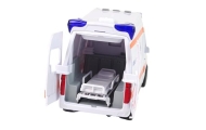 Interaktywne Auto Karetka Ambulans + Nosze Światło Dźwięk