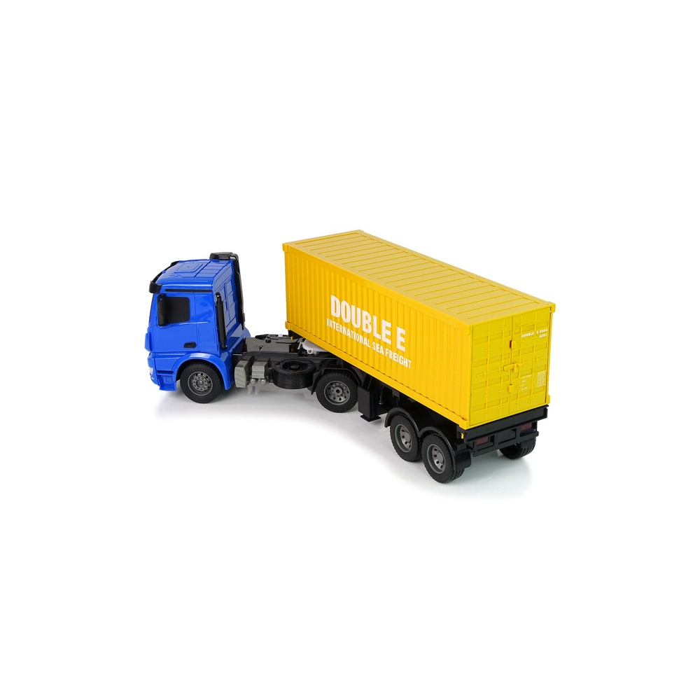 Duża Ciężarówka R/C Mercedes Arocs Niebieska 1:20 Kontener 58 cm Długości