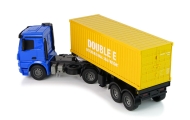 Duża Ciężarówka R/C Mercedes Arocs Niebieska 1:20 Kontener 58 cm Długości