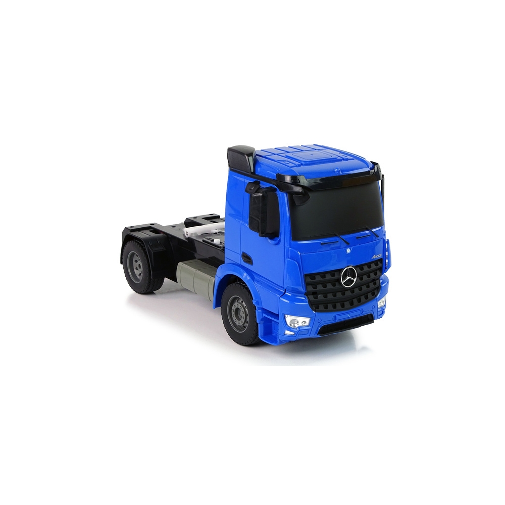 Duża Ciężarówka R/C Mercedes Arocs Niebieska 1:20 Kontener 58 cm Długości