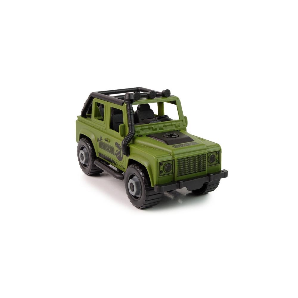 Auto Terenowe Transporter Do Rozkręcania DIY Zielony Dinozaur