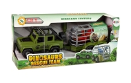 Auto Terenowe Transporter Do Rozkręcania DIY Zielony Dinozaur