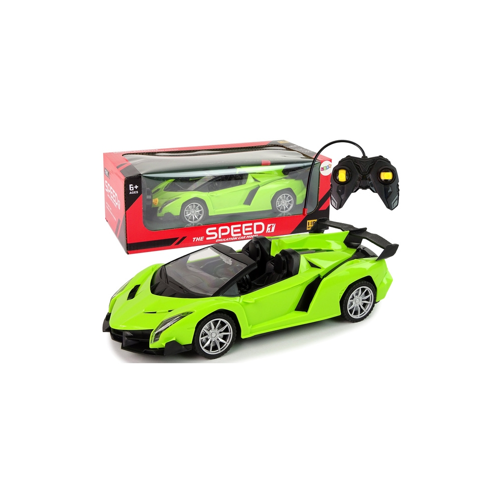 Zdalnie Sterowane Auto Sportowe R/C 1:18 Zielone