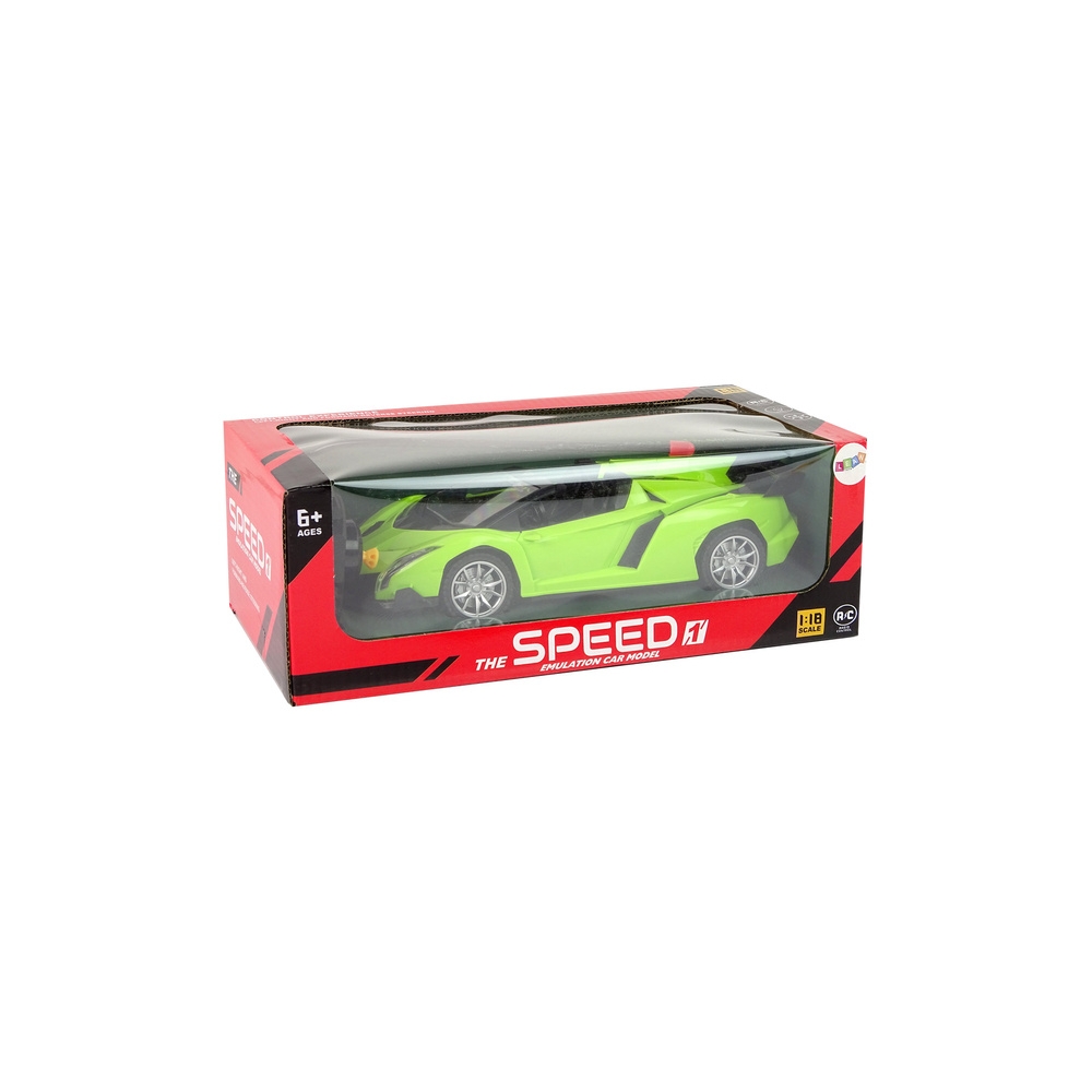 Zdalnie Sterowane Auto Sportowe R/C 1:18 Zielone
