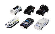 Policijos automobilių rinkinys 1:64