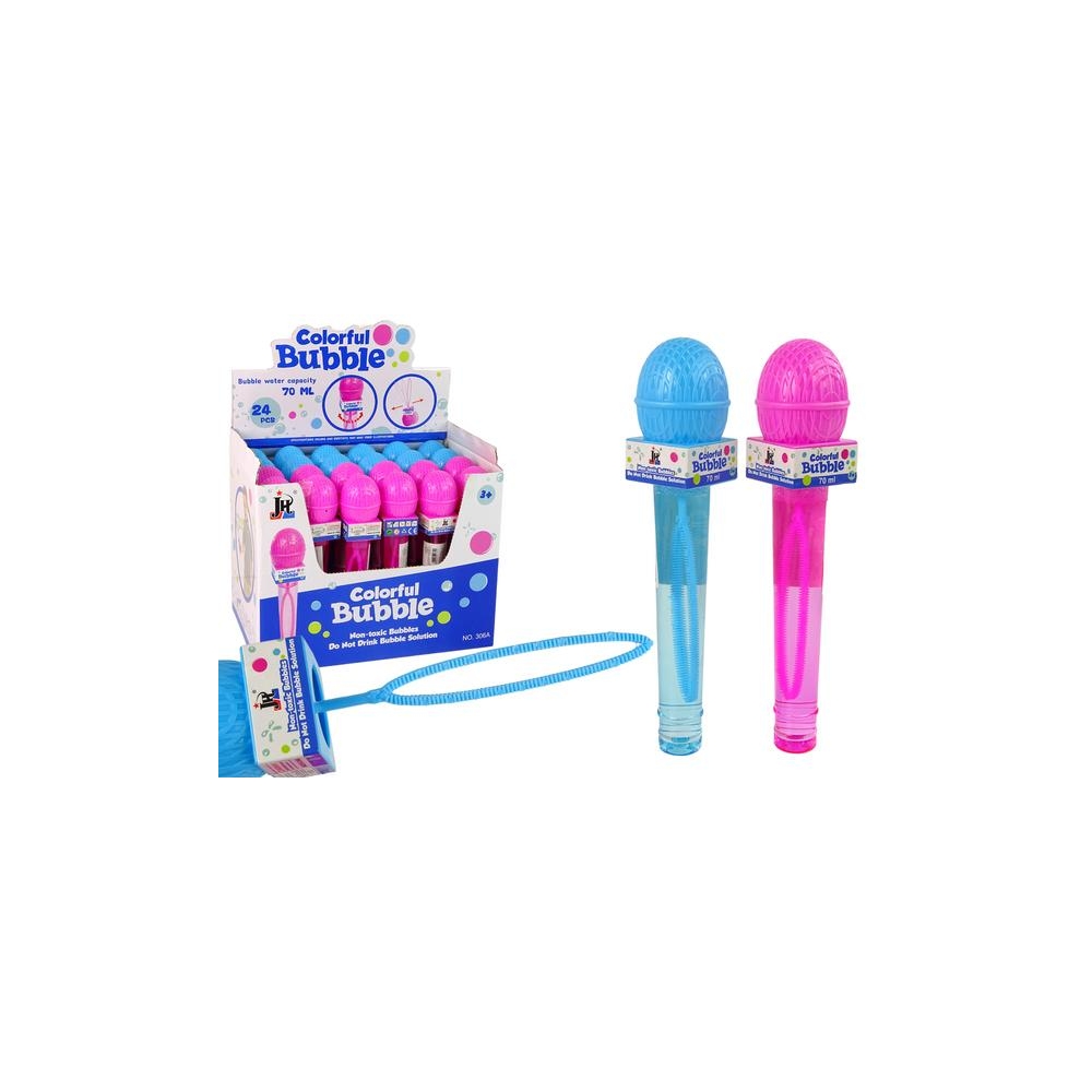 Muilo burbulai Mikrofonas 2 spalvos 70 ml 1vnt