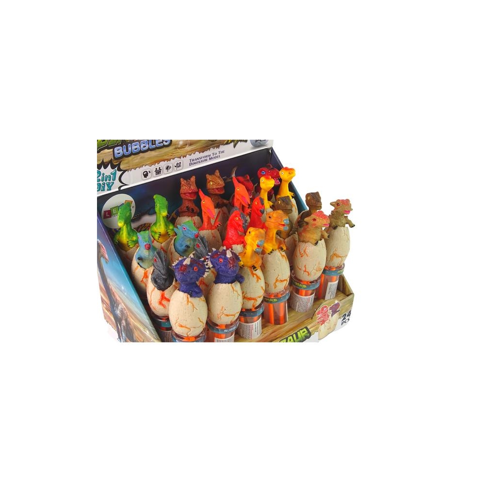 Muilo burbulai Dinozaurai 18 cm Įvairių spalvų