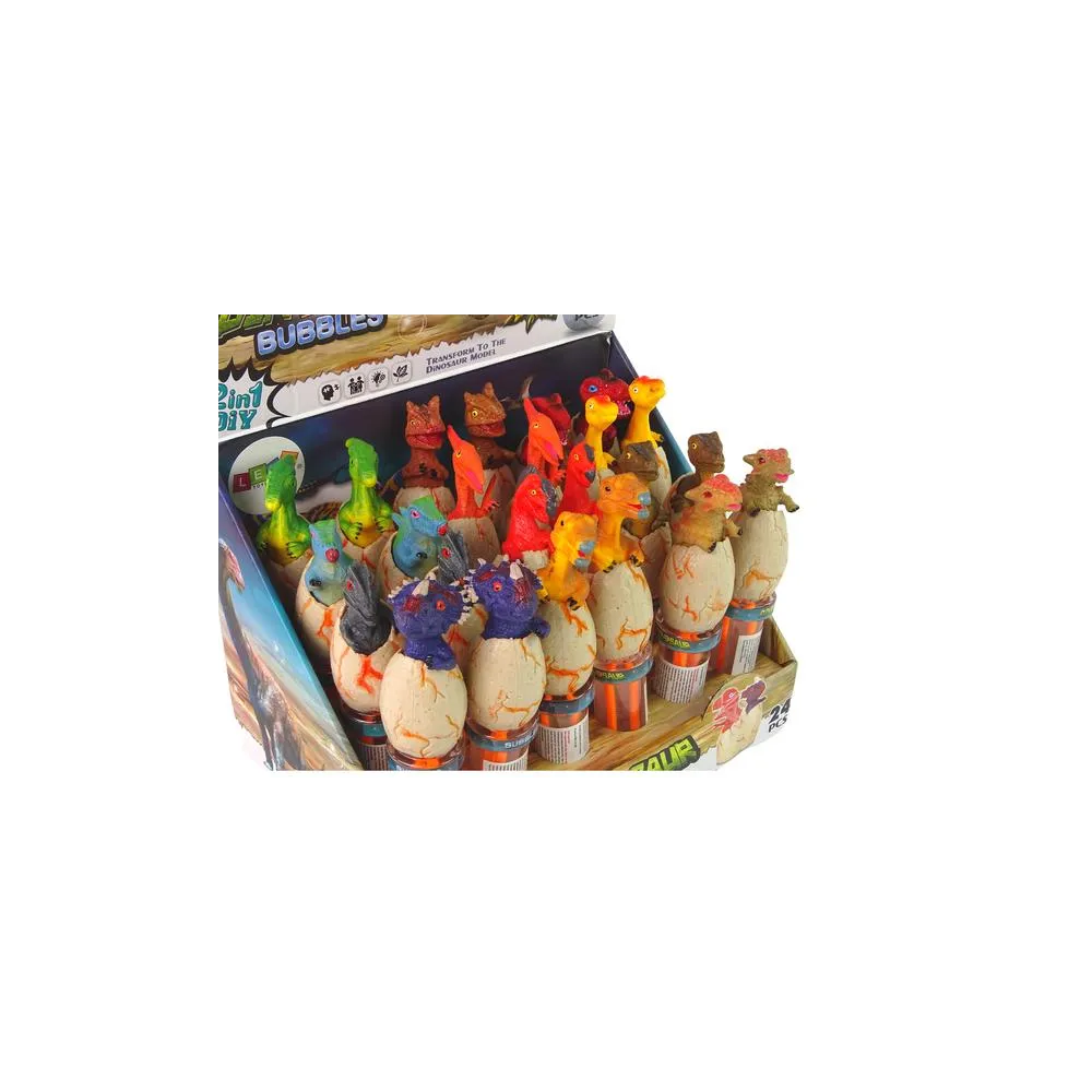 Muilo burbulai Dinozaurai 18 cm Įvairių spalvų