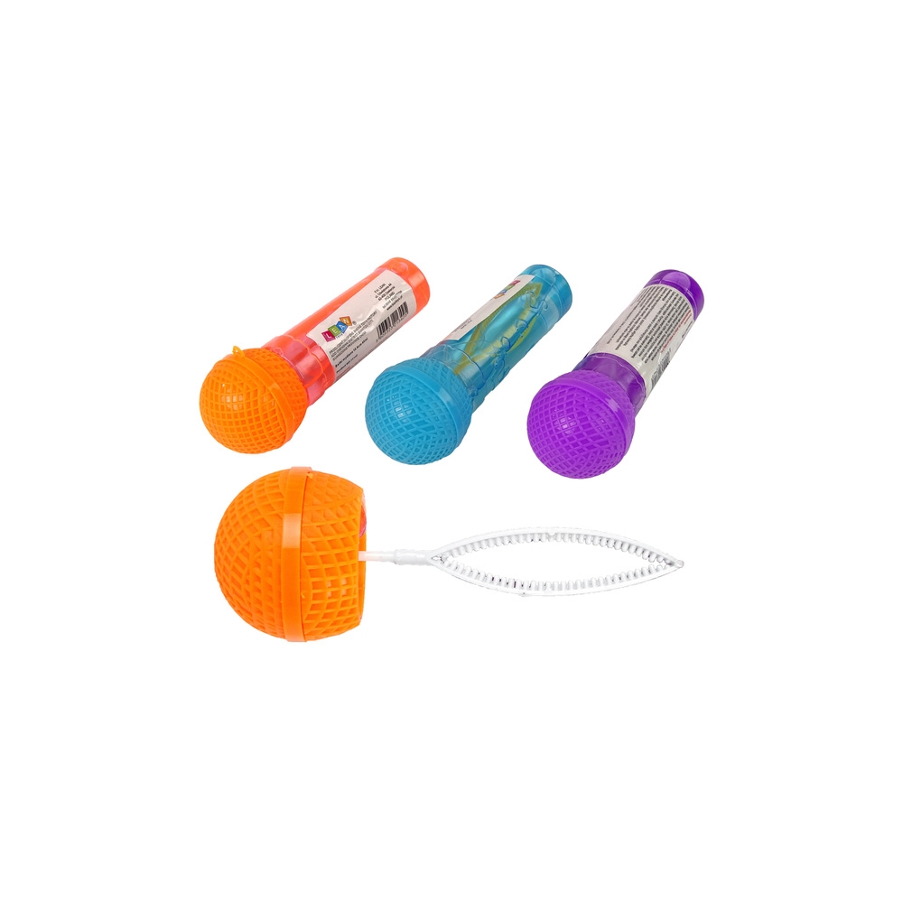 Muilo burbulai Mikrofonas 40ml MIX 1vnt-Žaislai, Lauko žaislai, Muilo burbulai-e-vaikas