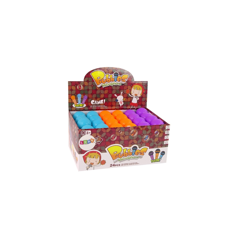 Muilo burbulai Mikrofonas 40ml MIX 1vnt-Žaislai, Lauko žaislai, Muilo burbulai-e-vaikas