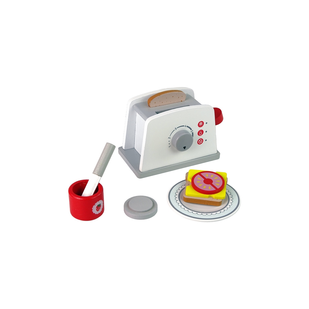 Wooden Toaster Breakfast Accessories Knob For Kids