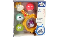 Bath Toy Mini Basketball Giraffe Rubber Balls