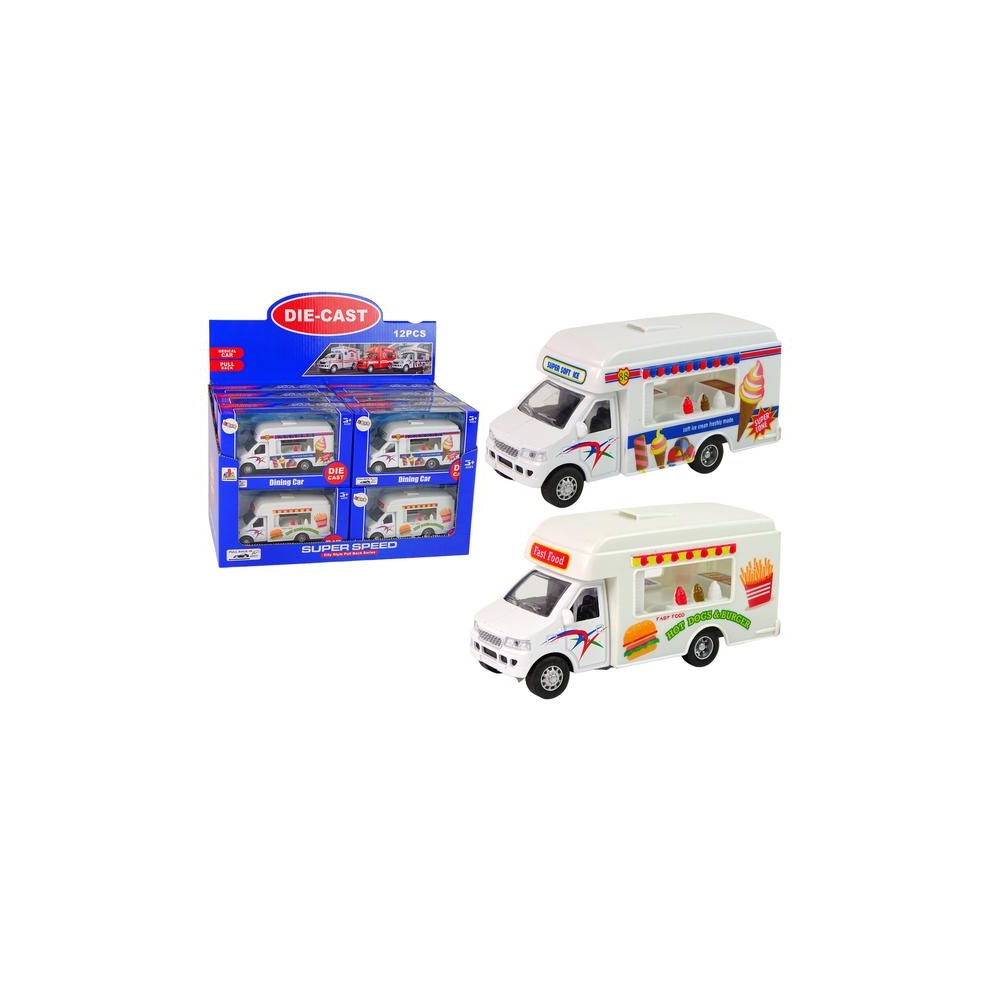 Auto Camper Ice Cream Shop Fast-Food Resorcs Frikcinė pavara 2 modeliai