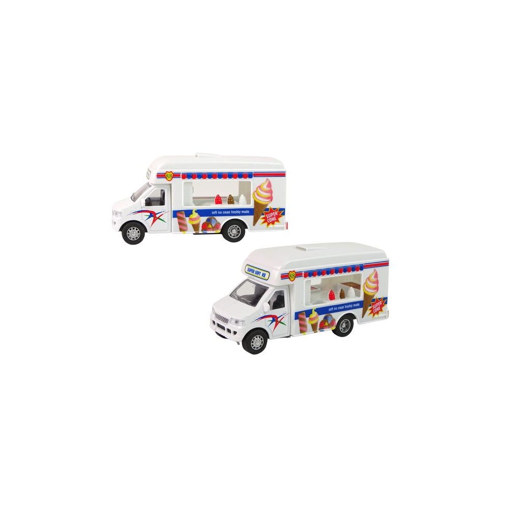 Auto Camper Ice Cream Shop Fast-Food Resorcs Frikcinė pavara 2 modeliai