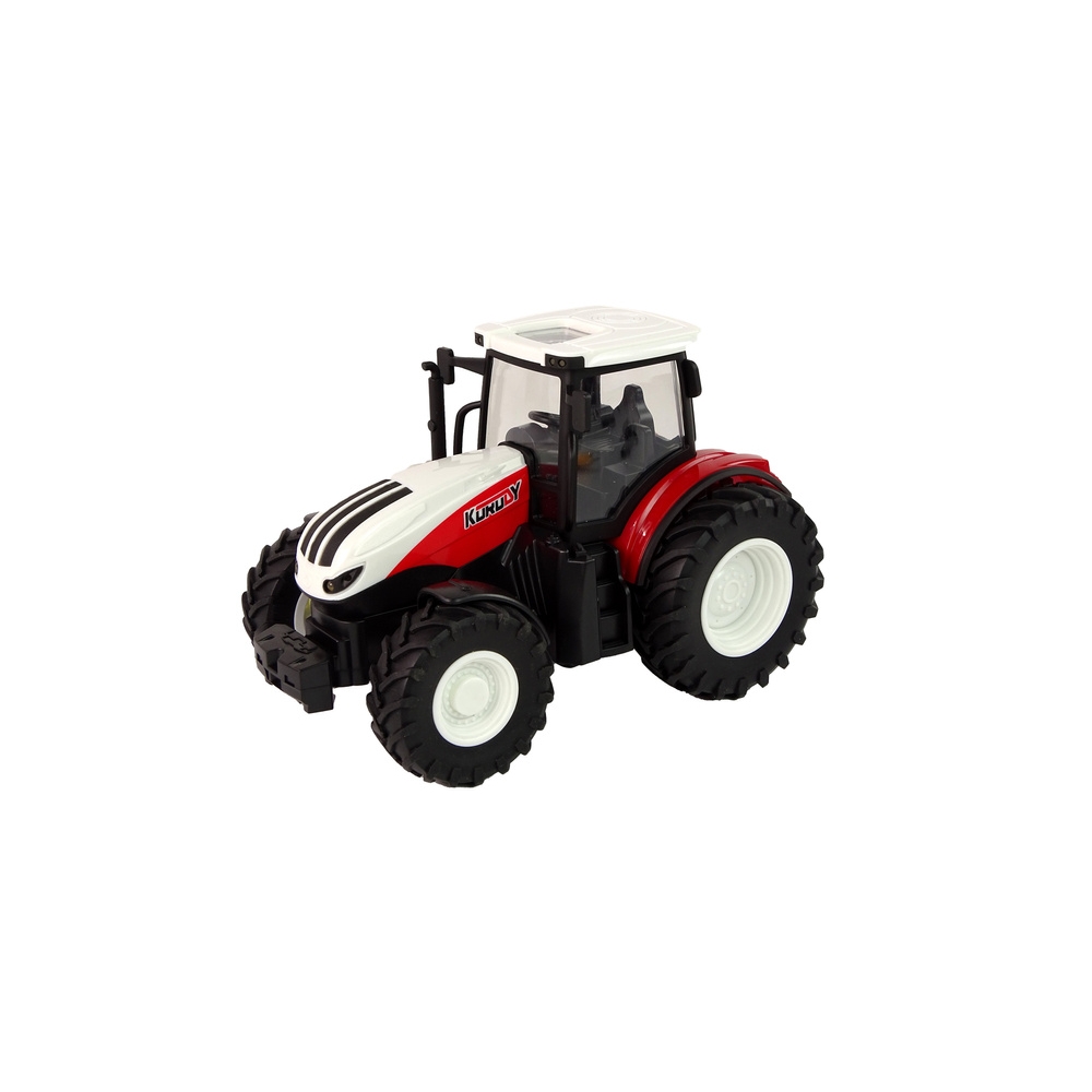 Nuotoliniu būdu valdomas Žemės ūkio traktorius 1:24 R/C baltas/raudonas-Žaislai, Auto ir transporto žaislai, Traktoriai-e-vaikas