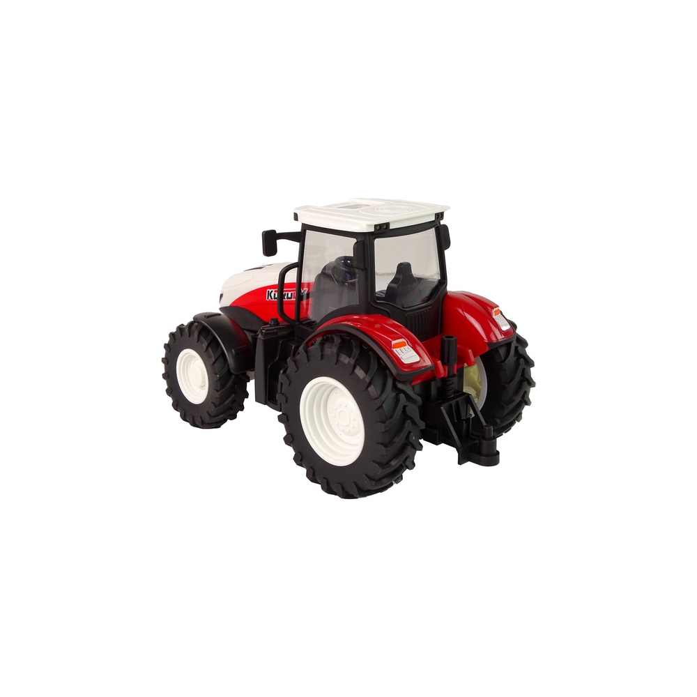 Nuotoliniu būdu valdomas Žemės ūkio traktorius 1:24 R/C baltas/raudonas-Žaislai, Auto ir transporto žaislai, Traktoriai-e-vaikas