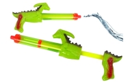 Vandens pistoletas 40 cm dinozauras žalias sodo žaislas