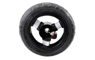 Plastic wheel with rubber tire (inflatable) PRO 700 front