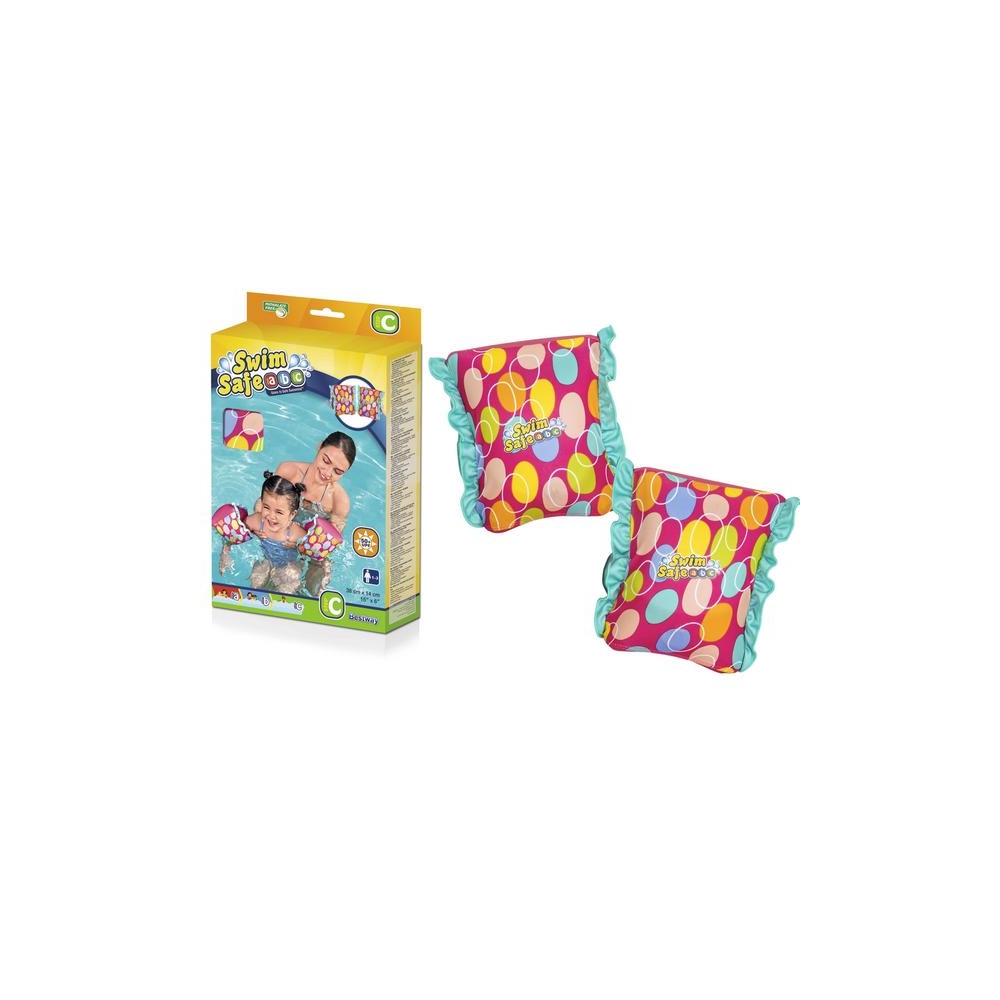 Plaukimo rankovės rožinės S/M Bestway 32182
