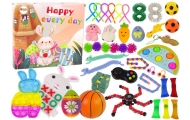Easter Fidget Toys Pop It Squishy Anti-stress 41 Piece Toy Set.