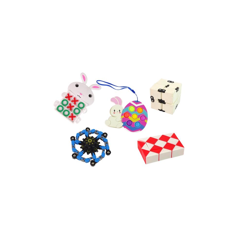 Velykinis žaisliukų rinkinys Anti-stress LeanToys, 36 vnt