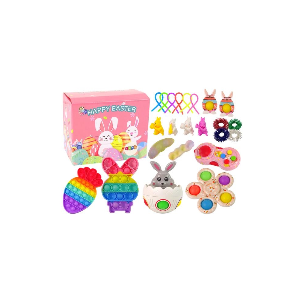 Velykinis žaisliukų rinkinys Pop It LeanToys, 25 vnt