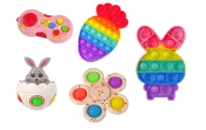 Zestaw Zabawek Wielkanocnych Fidget Toys Pop It 25 Elementów
