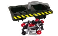 Handyman Set Battery Screwdriver Organiser Green