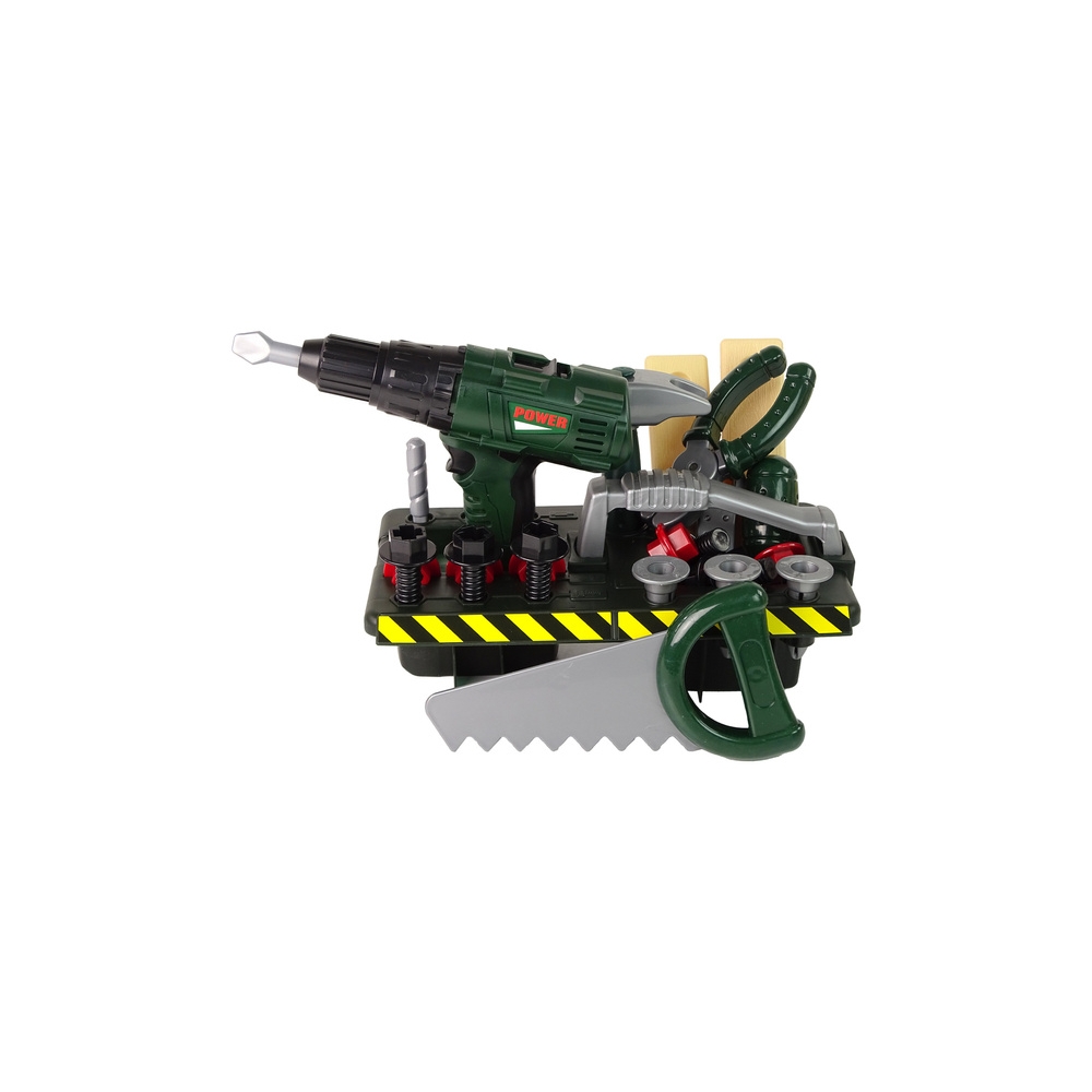 Handyman Set Battery Screwdriver Organiser Green