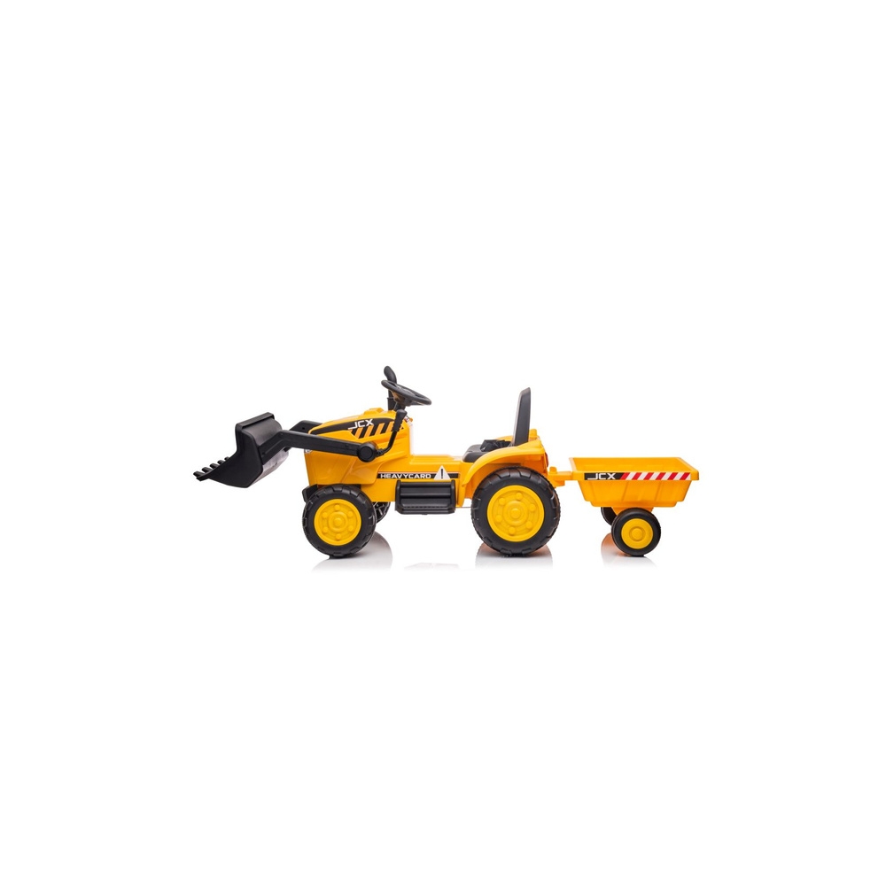 Traktor Na Akumulator Z Przyczepą S617 Żółty