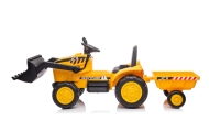Traktor Na Akumulator Z Przyczepą S617 Żółty