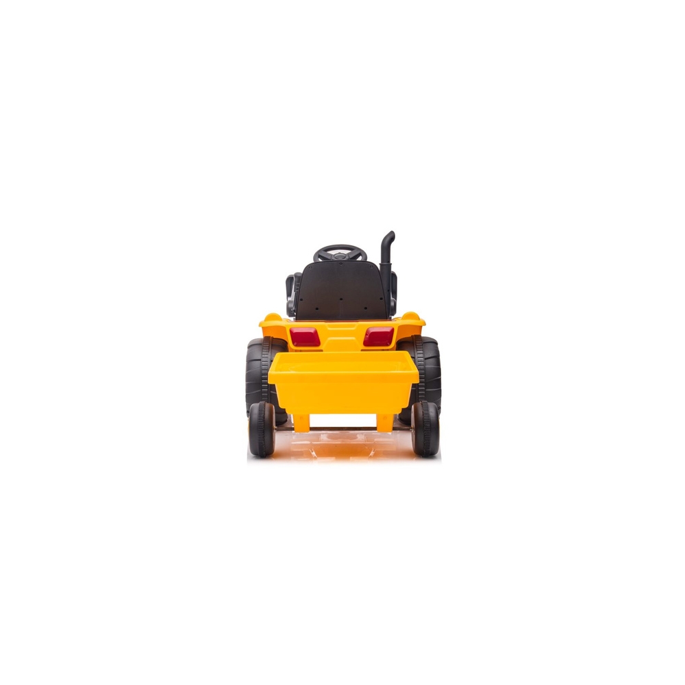 Traktor Na Akumulator Z Przyczepą S617 Żółty