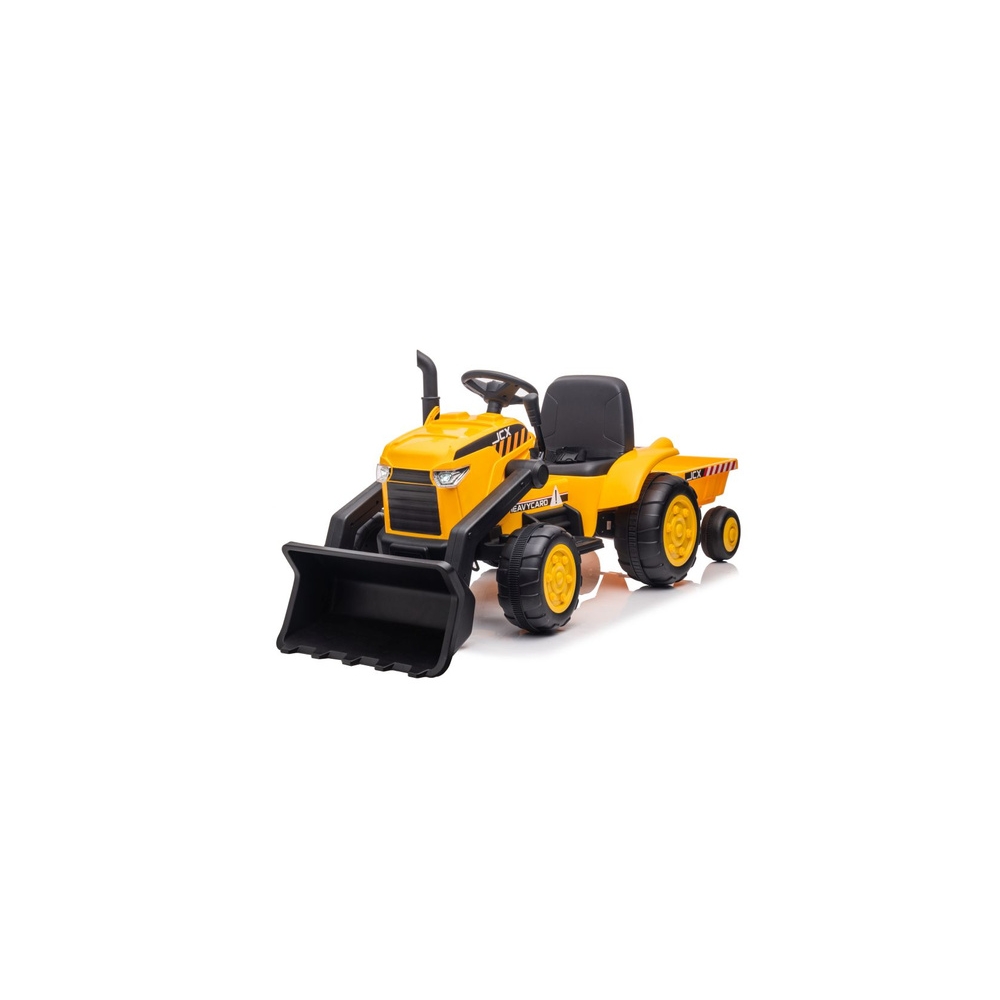 Traktor Na Akumulator Z Przyczepą S617 Żółty