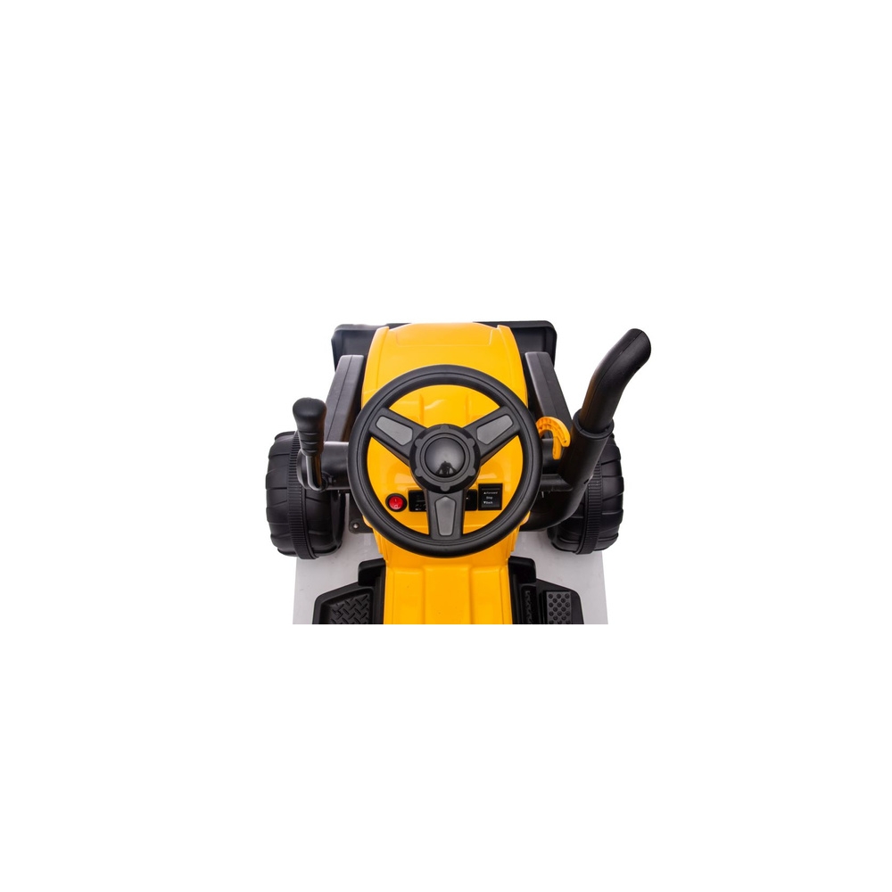 Traktor Na Akumulator Z Przyczepą S617 Żółty
