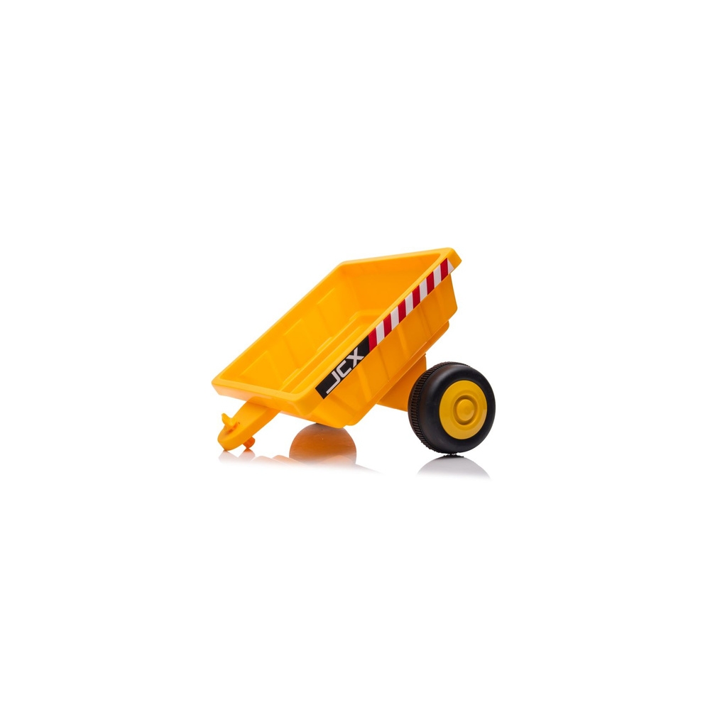Traktor Na Akumulator Z Przyczepą S617 Żółty