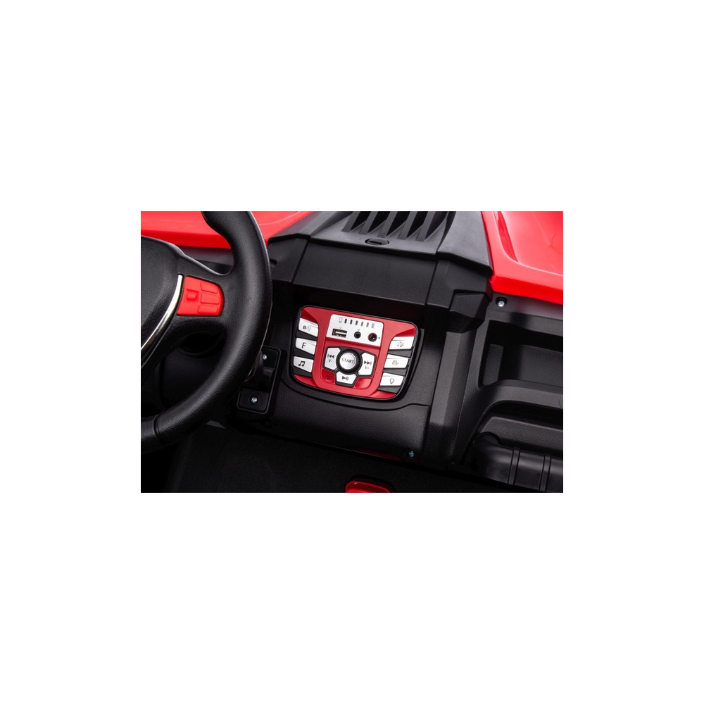 Elektromobilis S618, 4x4, Red-Elektromobiliai vaikams, Visureigiai-e-vaikas