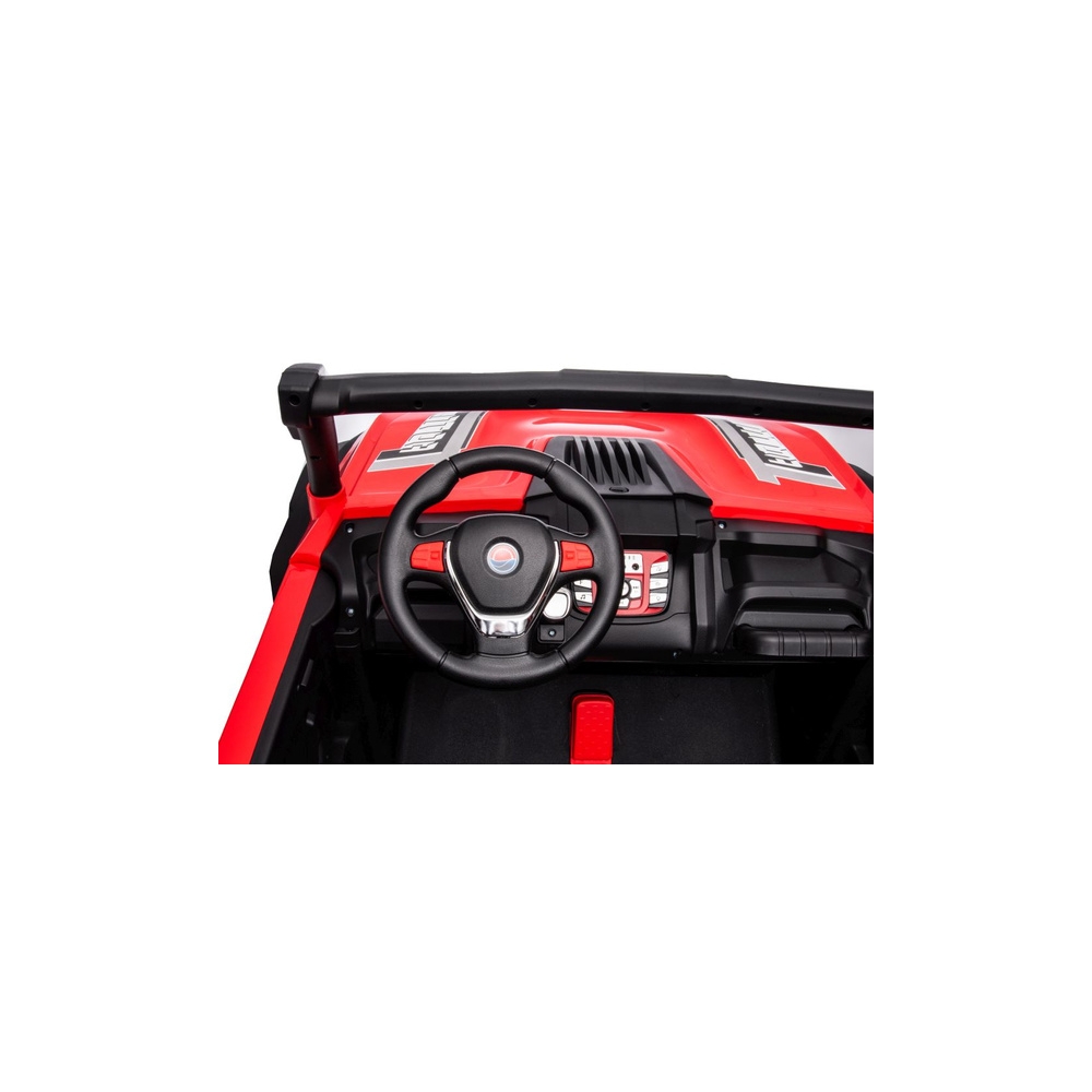 Elektromobilis S618, 4x4, Red-Elektromobiliai vaikams, Visureigiai-e-vaikas