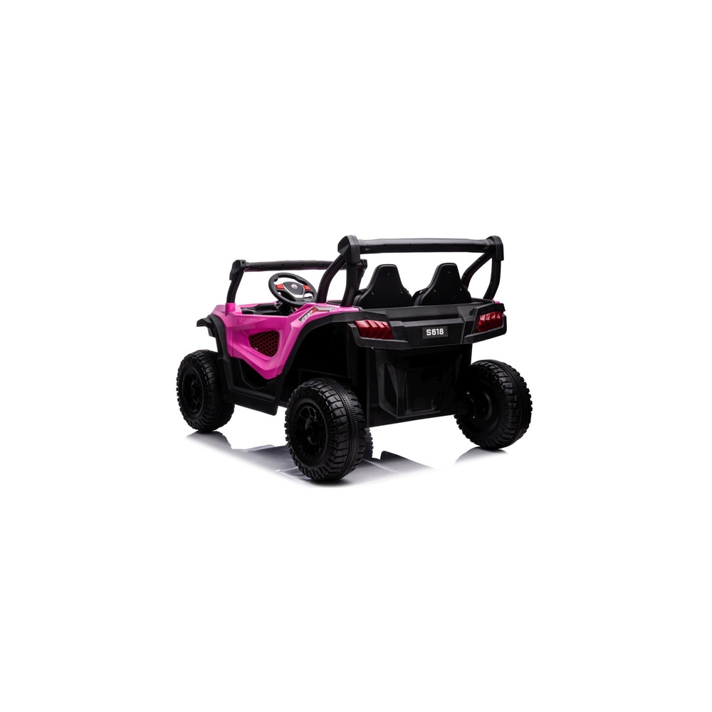 Elektromobilis S618, 4x4, Pink-Elektromobiliai vaikams, Visureigiai-e-vaikas