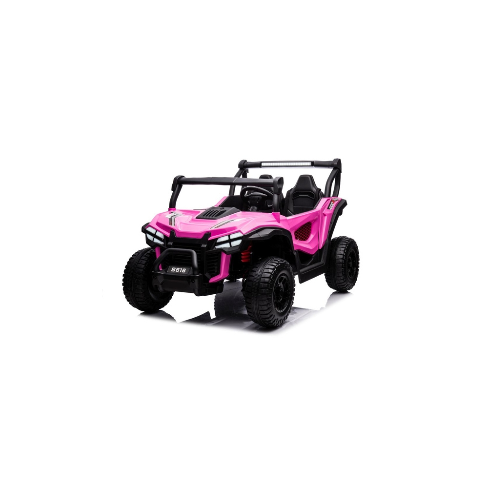 Elektromobilis S618, 4x4, Pink-Elektromobiliai vaikams, Visureigiai-e-vaikas