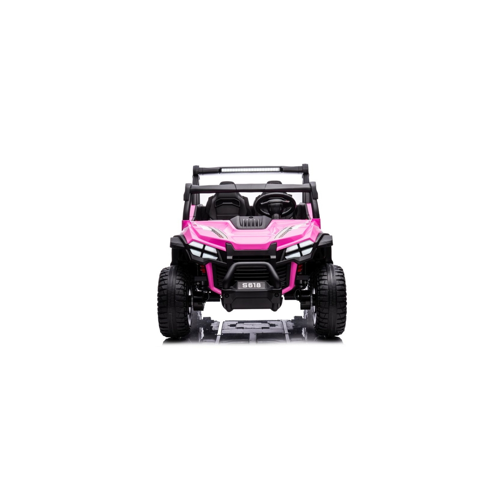 Elektromobilis S618, 4x4, Pink-Elektromobiliai vaikams, Visureigiai-e-vaikas