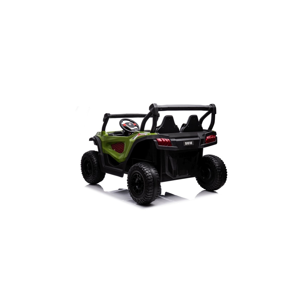 Elektromobilis S618, 4x4, Green-Elektromobiliai vaikams, Visureigiai-e-vaikas