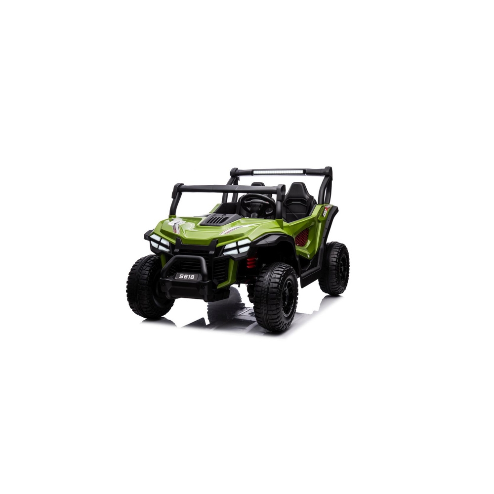 Elektromobilis S618, 4x4, Green-Elektromobiliai vaikams, Visureigiai-e-vaikas