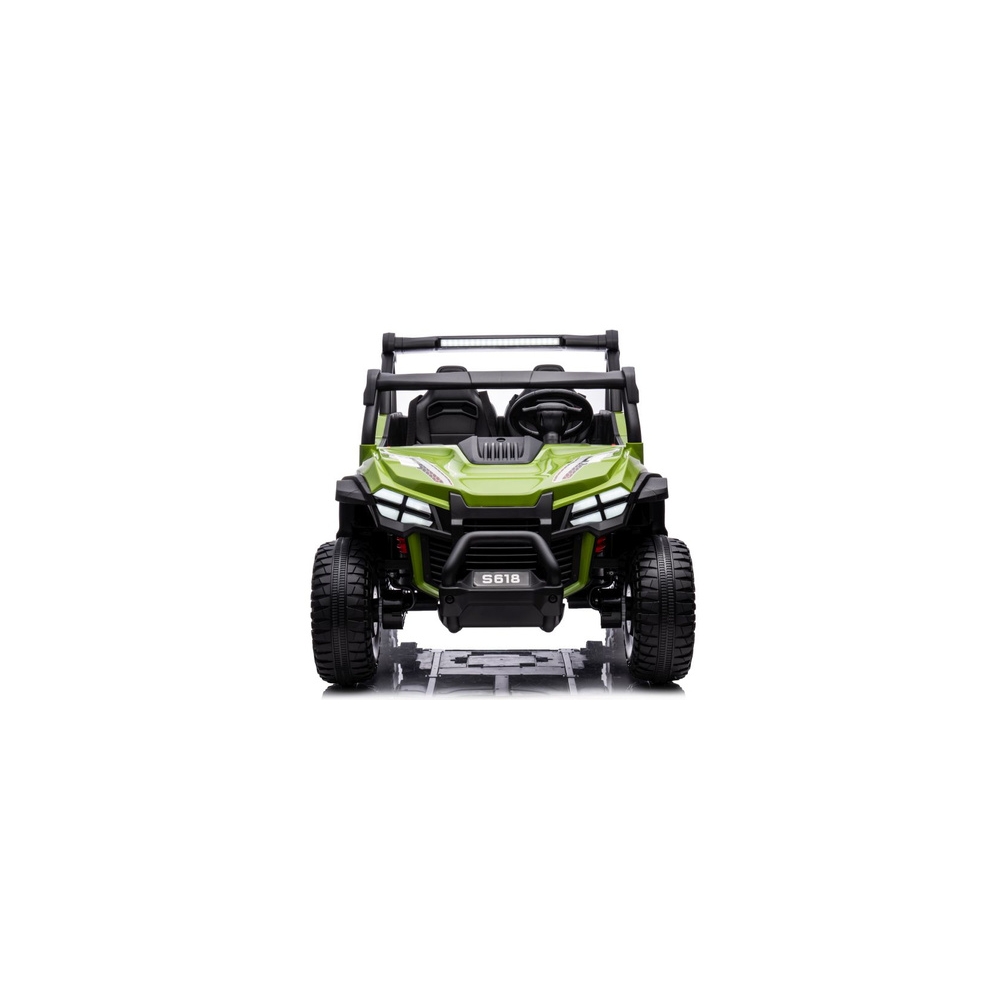 Elektromobilis S618, 4x4, Green-Elektromobiliai vaikams, Visureigiai-e-vaikas